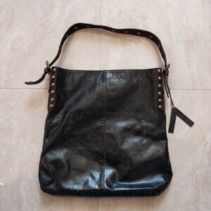 Vintage Tano Leather Hobo Bucket Bag